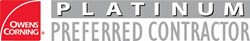 Owens Corning Platinum Preferred Roofing Contractor Award
