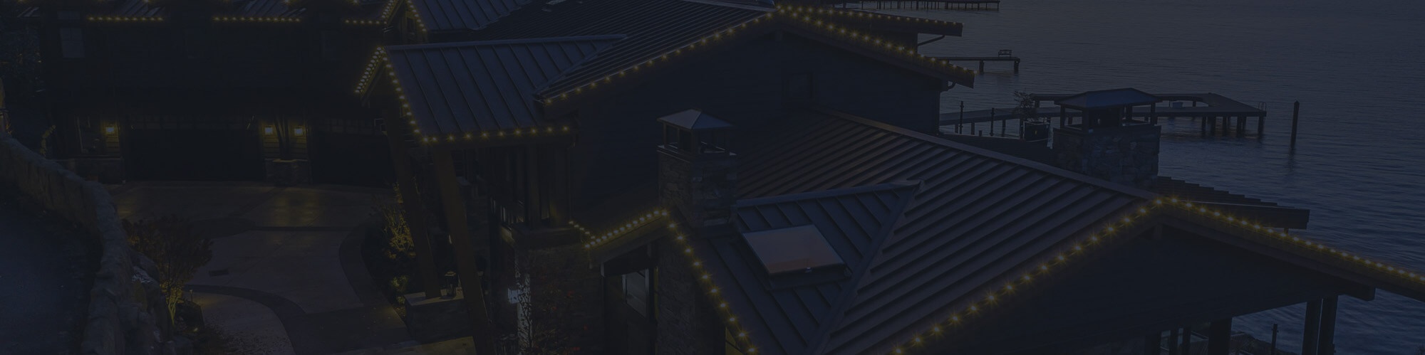 holiday light installation completed by our light installers in Kirkland, WA