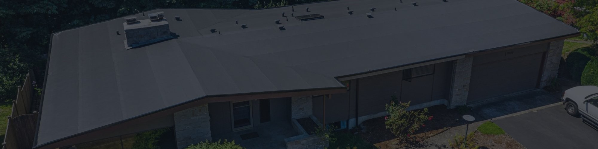 Low slope roofing system in Seattle, Washington