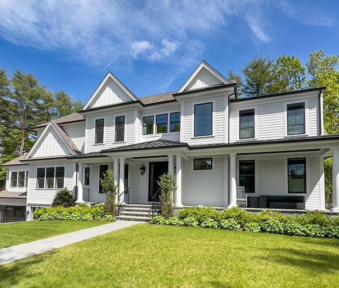 Seattle-area home with white siding