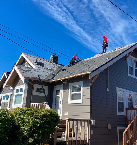 Valentien Roofing mid roofing project