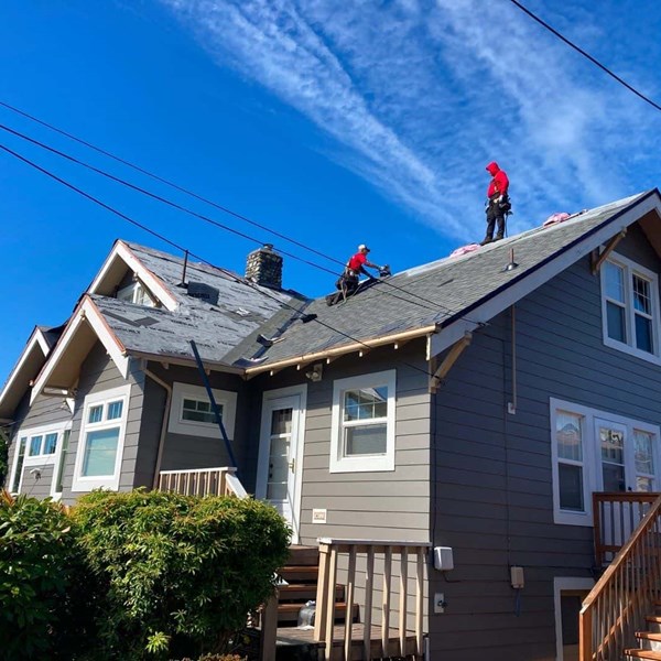 Valentien Roofing mid roofing project