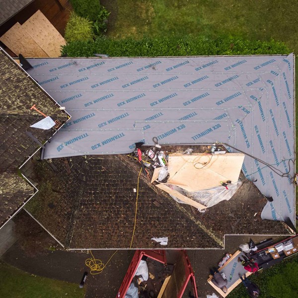 Owens Corning Titanium X-30 Underlayment First Ever Installation Pacific Northwest Washington Valentine Roofing
