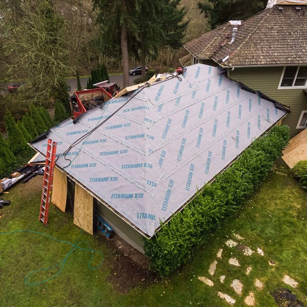 Owens Corning Titanium X-30 Underlayment First Ever Installation Pacific Northwest Washington Valentine Roofing