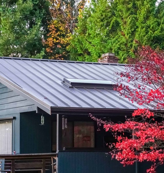 Nu-Ray Panel Metal Roofing System Installed by Valentine Roofing in Washington State