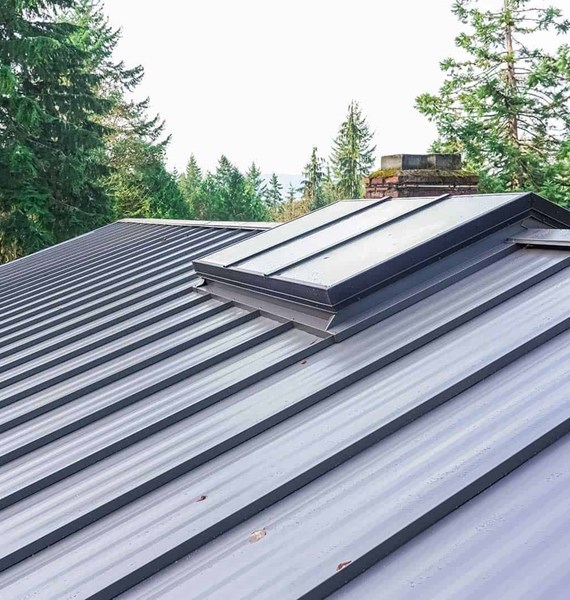 Nu-Ray Panel Metal Roofing System Installed by Valentine Roofing in Washington State