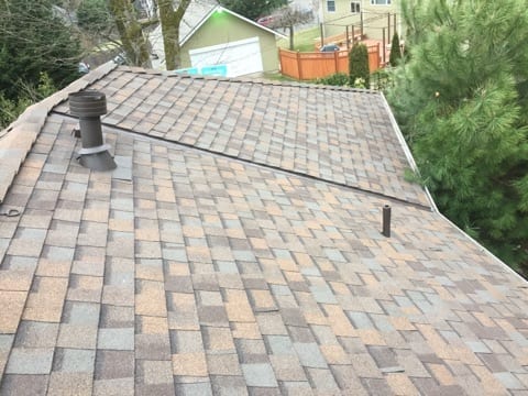 Kenmore Roof Replacement top side view