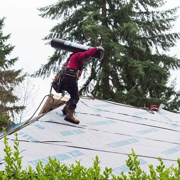 Owens Corning Titanium X-30 Underlayment First Ever Installation Pacific Northwest Washington Valentine Roofing