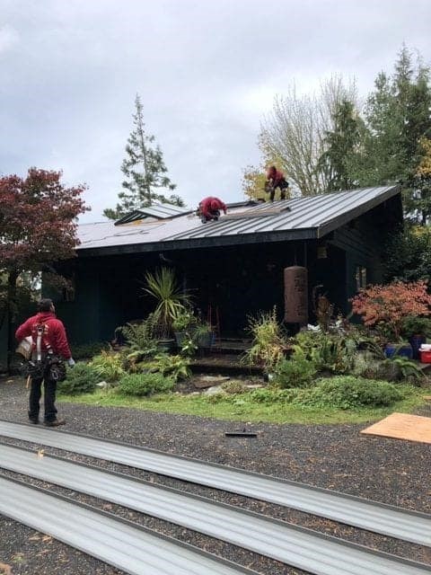Nu-Ray Panel Metal Roofing System Installed by Valentine Roofing in Washington State