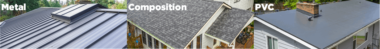 Roofing Materials: Metal. Composition, PVC