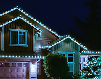 Hanukkah light installation in Olympia, WA