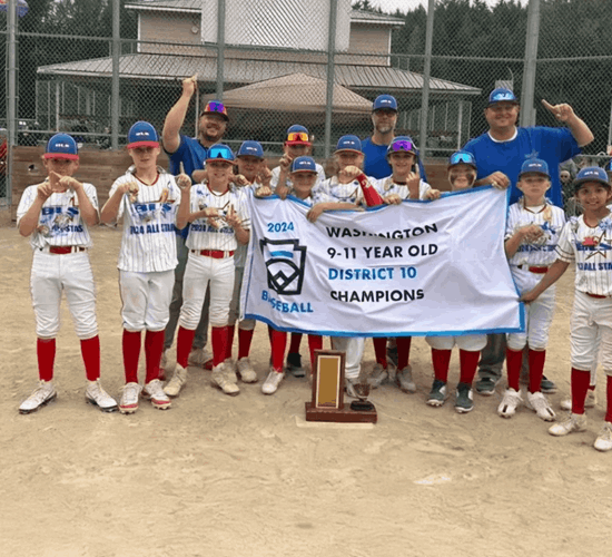 valentine roofing supporting little league all star team in bonney lake