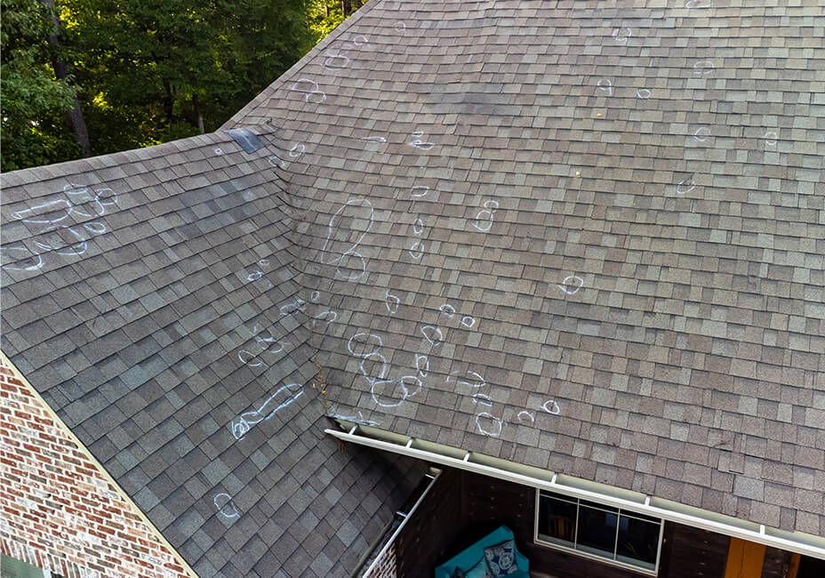 roof in Washington that needs an inspectoin