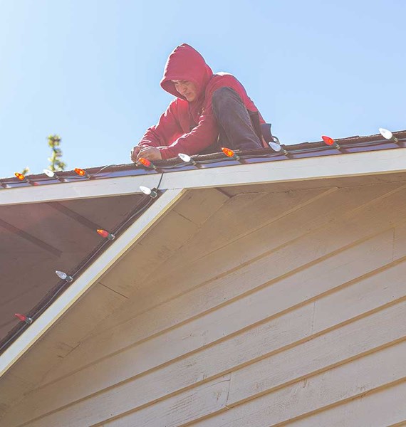 Seattle Washington Christmas light installers