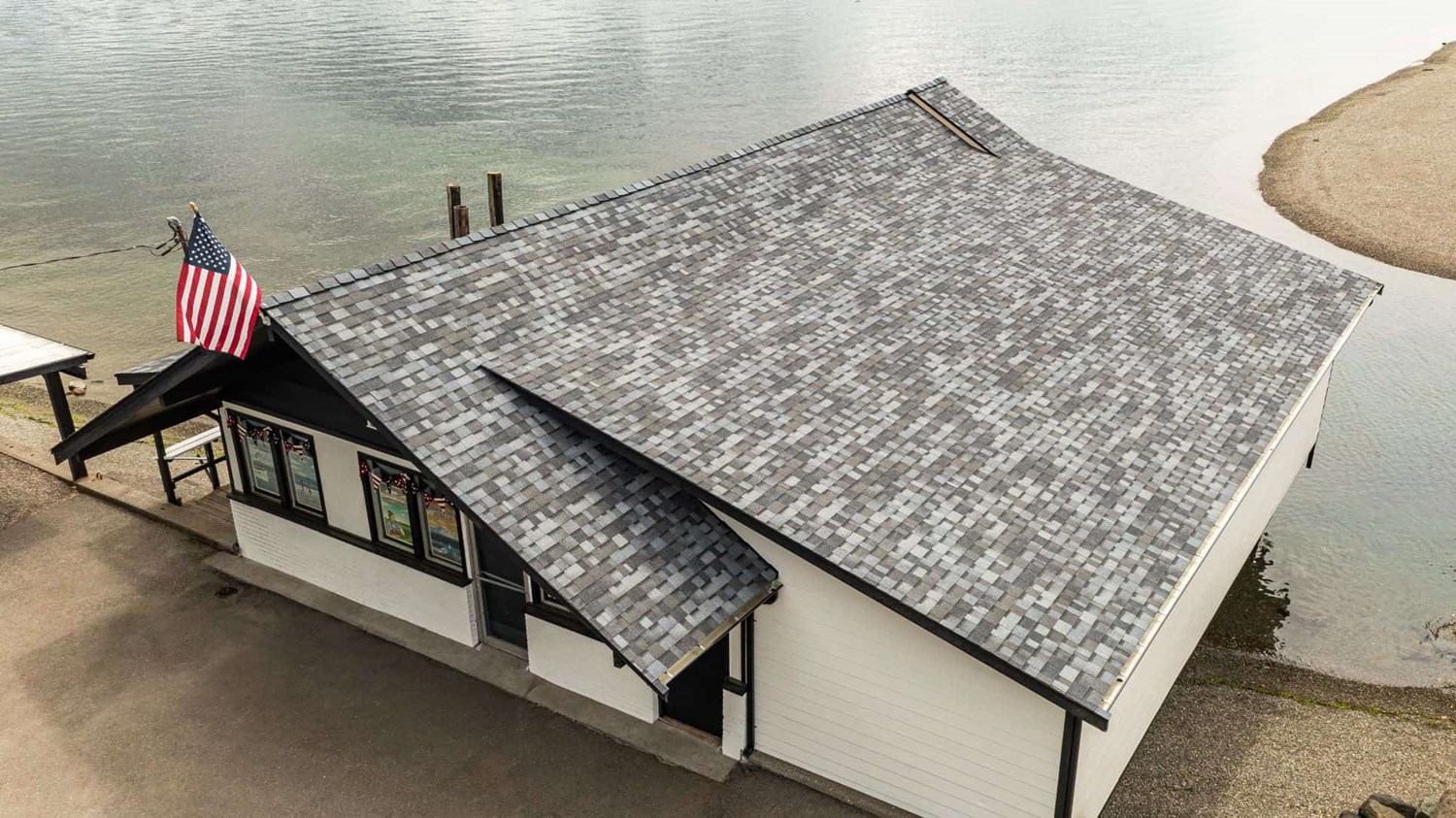 Olalla Bay area Owens Corning Duration Designer Shingle replacement in Pacific Wave color