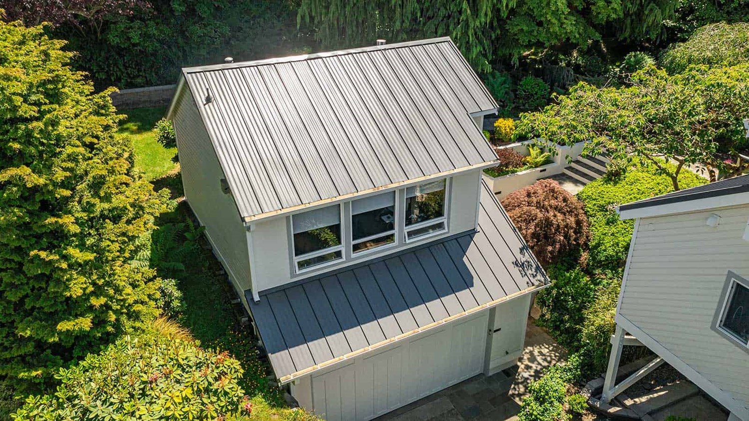 Seattle standing seam meatal panel replacement project