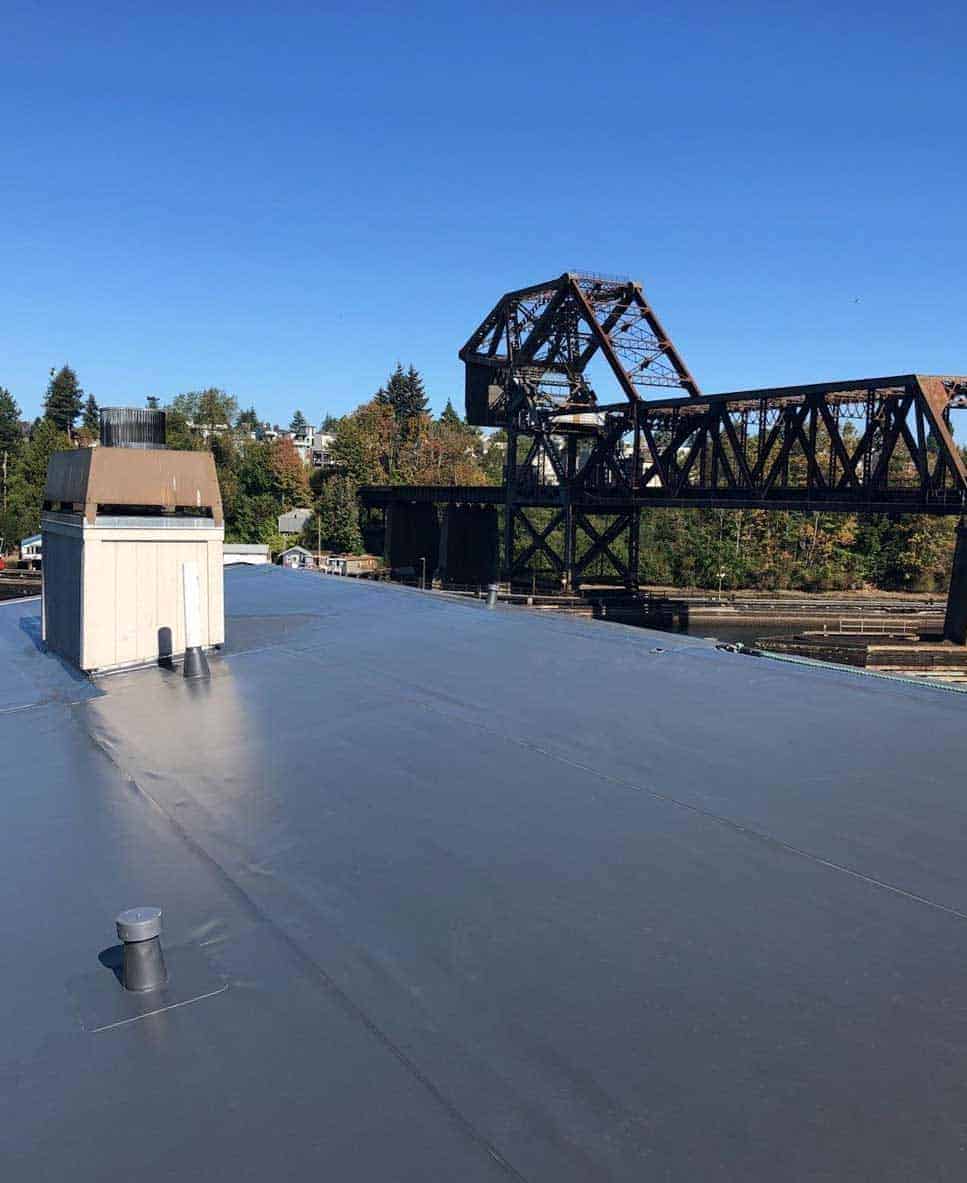 Low slope PVC & TPO roofing contractors in Seattle, WA Valentine Roofing