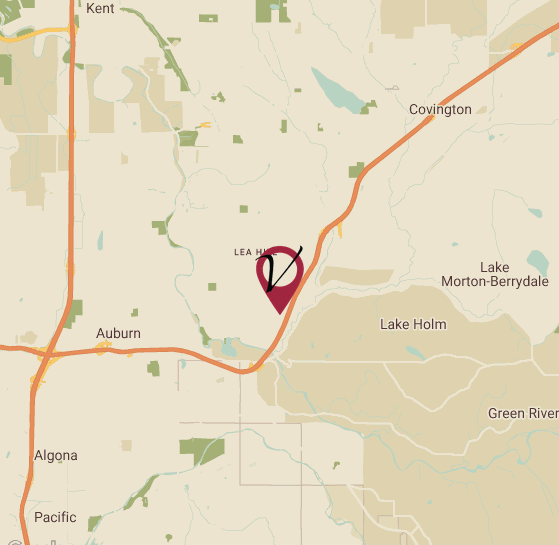 a map of Gabby's home in Auburn, WA