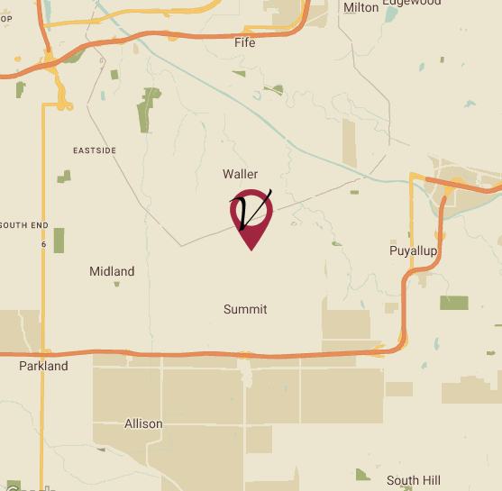 Finished project location map