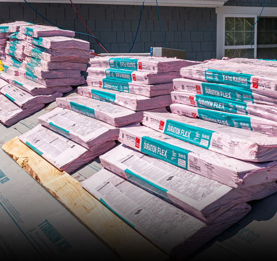 Attic insulation sitting on roof in Seattle