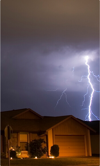 Insurance claim assistance for lightening damage on Seattle roof